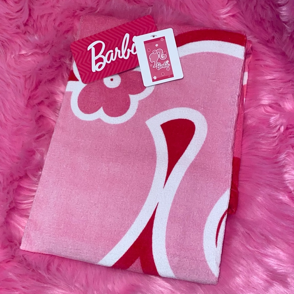 Barbie beach towel